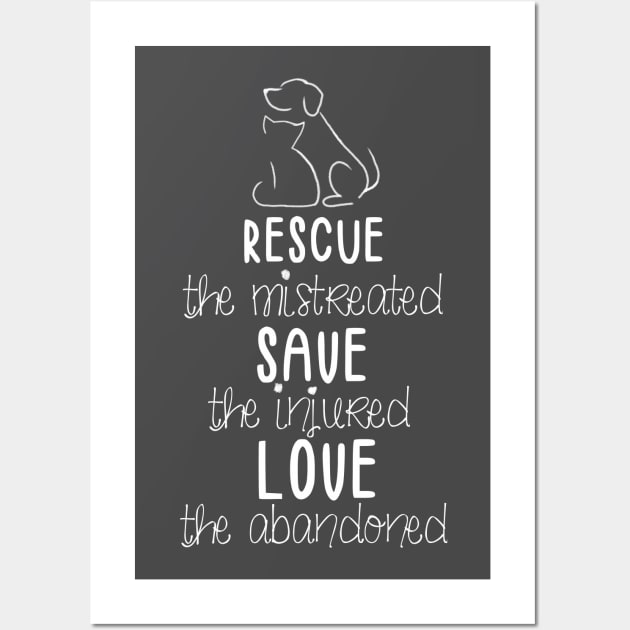 SAFE Rescue Save Love Wall Art by SAFEstkitts